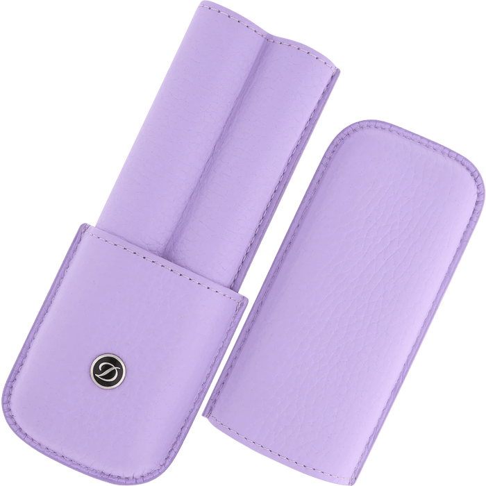S T Dupont Rigid Two Pen Case - Lavande (Lavender) - Pen Boutique Ltd