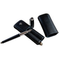 S T Dupont Rigid Two Pen Case - Noir (Black) - Pen Boutique Ltd