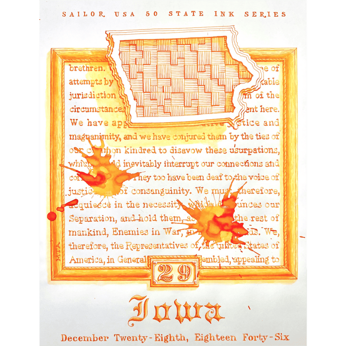 Sailor Bottled Ink - USA State - Iowa - 20ml - Pen Boutique Ltd