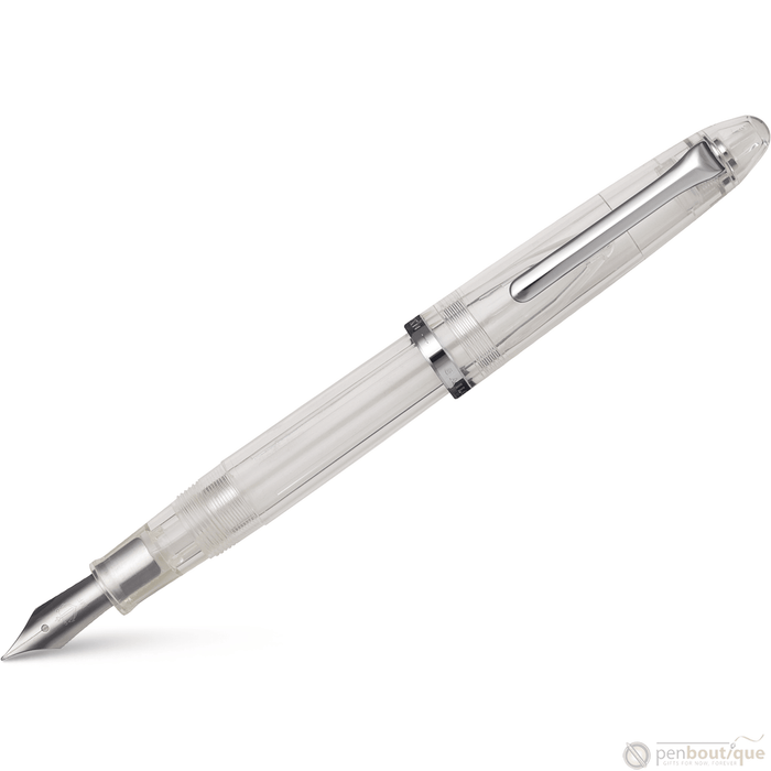 Sailor Compass 1911 Steel Fountain Pen Set - Transparent Clear - Pen Boutique Ltd