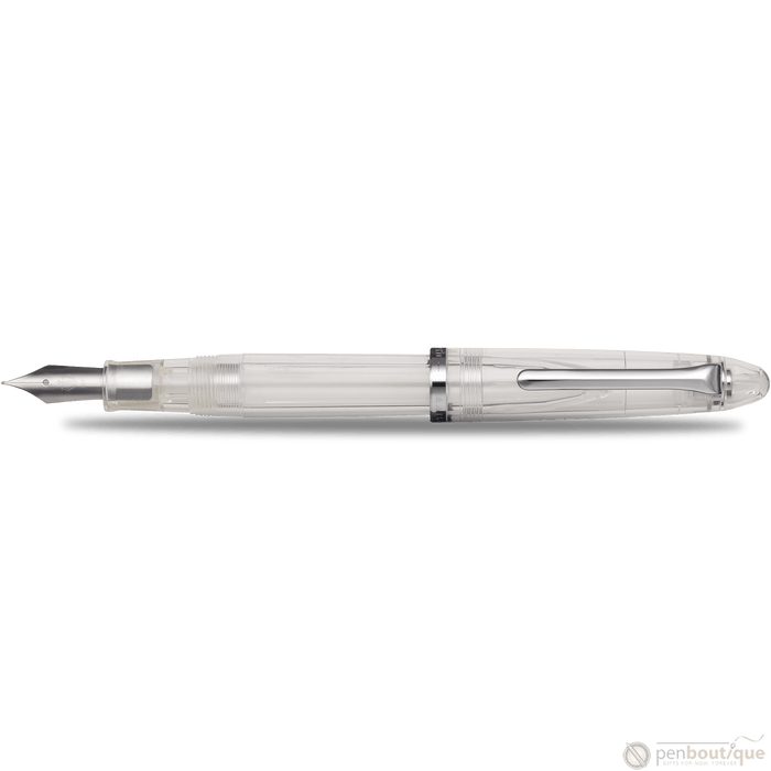 Sailor Compass 1911 Steel Fountain Pen Set - Transparent Clear - Pen Boutique Ltd