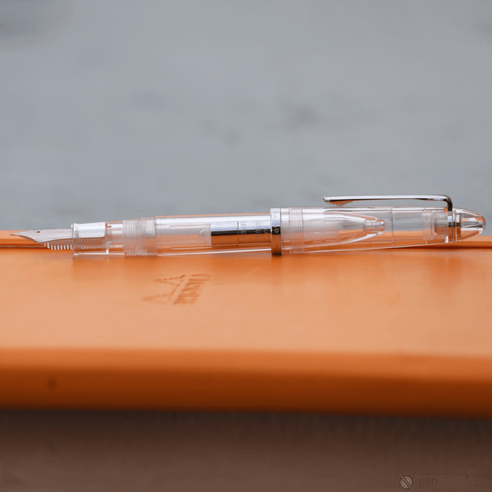 Sailor Compass 1911 Steel Fountain Pen Set - Transparent Clear - Pen Boutique Ltd