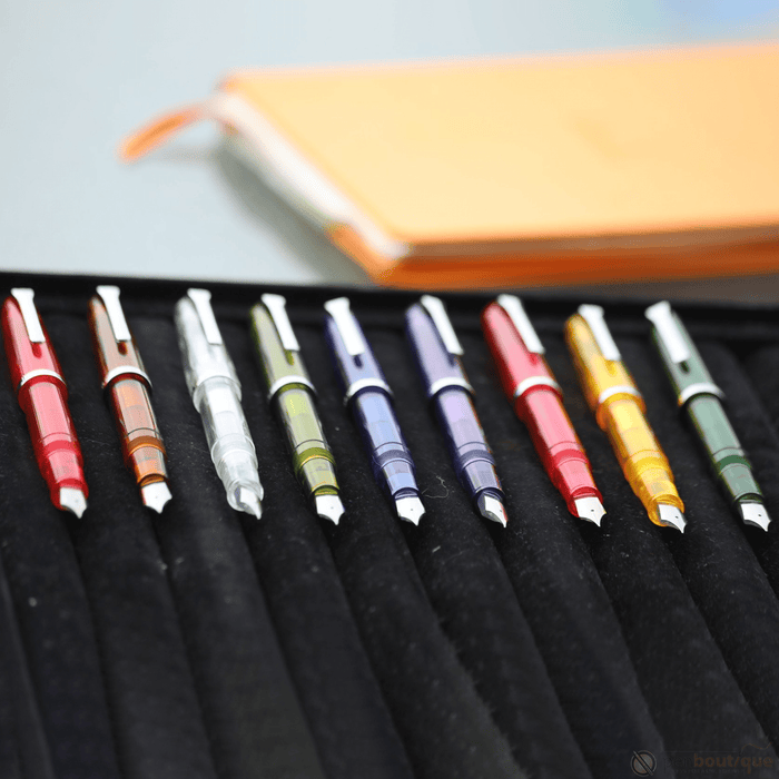 Sailor Compass 1911 Steel Fountain Pen Set - Transparent Clear - Pen Boutique Ltd