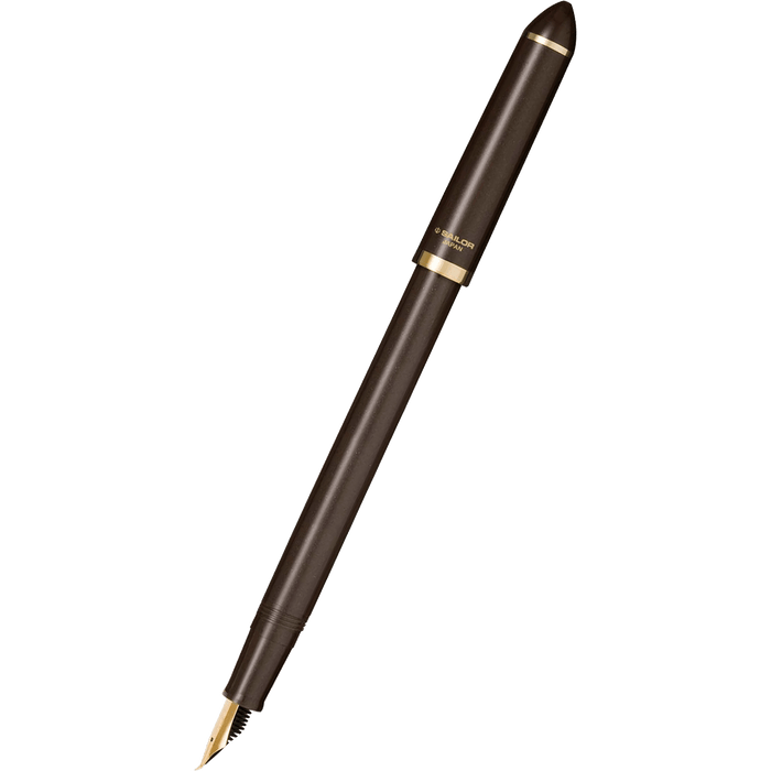 Sailor Compass Calligraphy Pen - Fude De Mannen - Pearl Brown - 40 degree - Pen Boutique Ltd