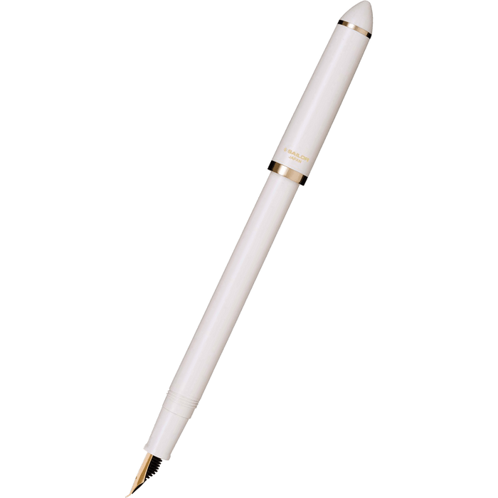 Sailor Compass Calligraphy Pen - Fude De Mannen - Pearl White - 40 degree - Pen Boutique Ltd