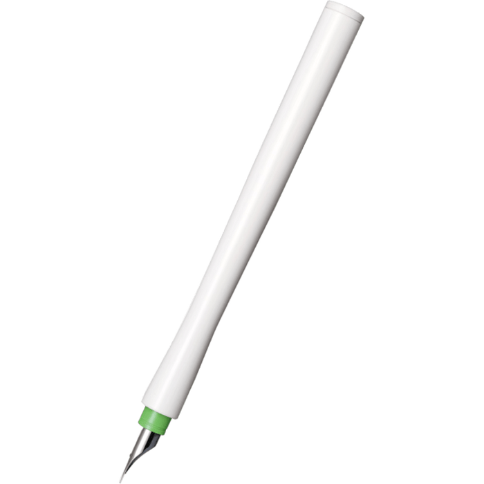 Sailor Compass Hocoro Dip Pen - White/Light Green - 2.0mm Calligraphy - Pen Boutique Ltd
