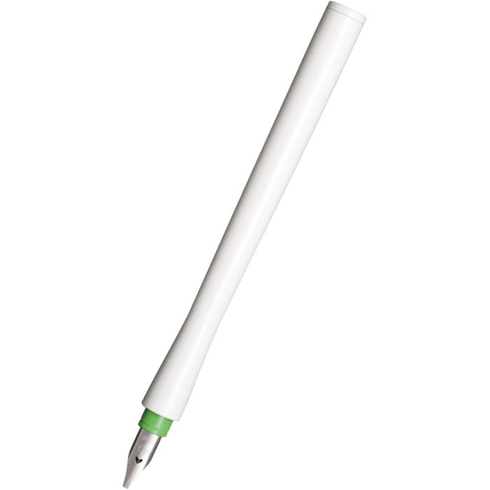 Sailor Compass Hocoro Dip Pen - White/Light Green - 2.0mm Calligraphy - Pen Boutique Ltd