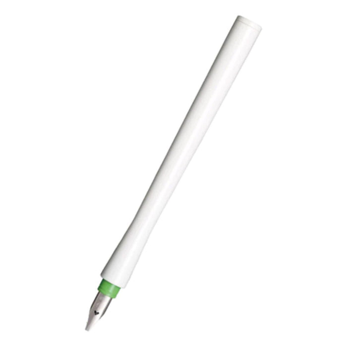 Sailor Compass Hocoro Dip Pen - White/Light Green - 2.0mm Calligraphy - Pen Boutique Ltd