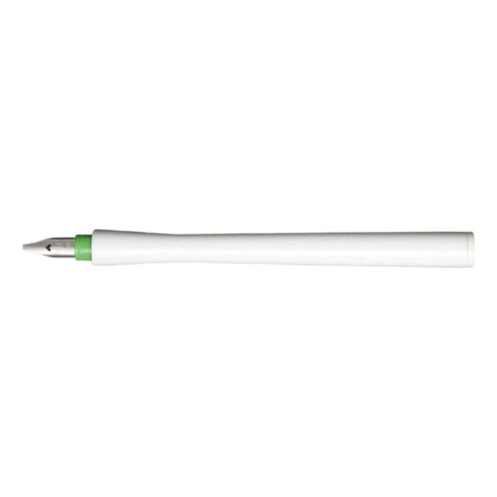 Sailor Compass Hocoro Dip Pen - White/Light Green - 2.0mm Calligraphy - Pen Boutique Ltd