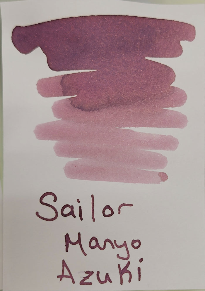 Sailor Manyo Ink Bottle - Azuki (Earthy Red Bean) - 50ml (Overseas Exclusive) - Pen Boutique Ltd