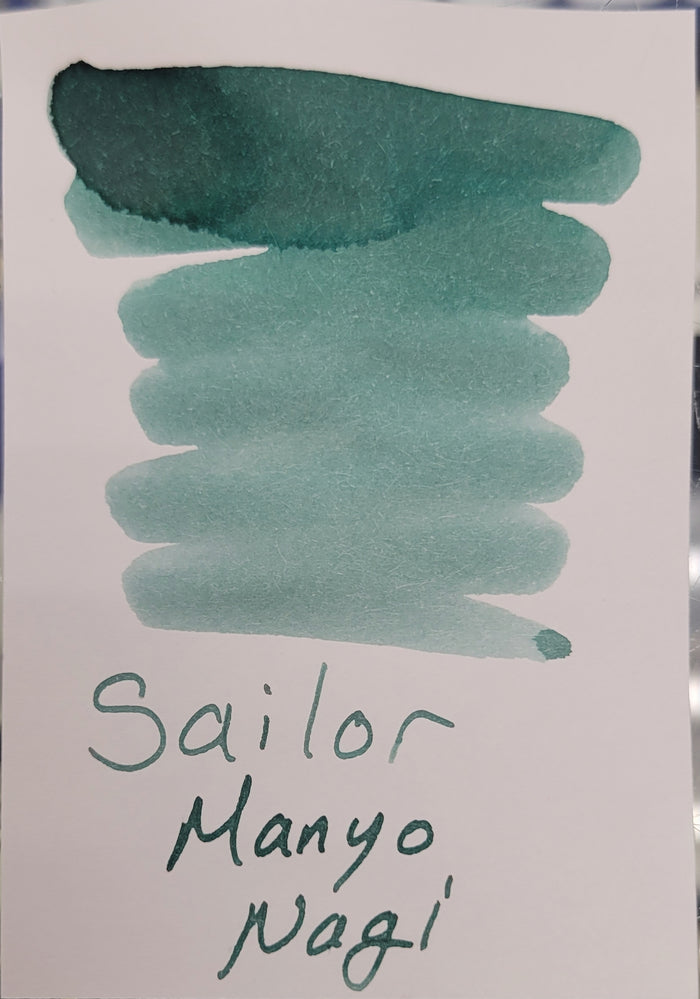 Sailor Manyo Ink Bottle - Nagi (Blue - Purple) - 50ml (Overseas Exclusive) - Pen Boutique Ltd