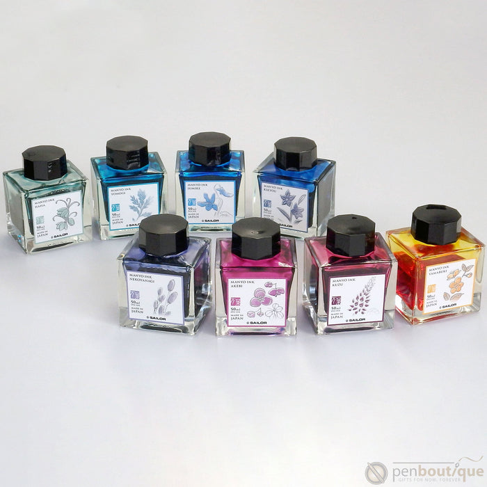 Sailor Manyo Ink Bottle - Sumire - 50ml - Pen Boutique Ltd