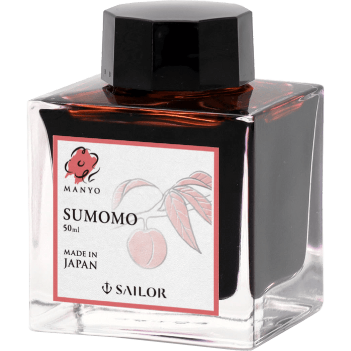 Sailor Manyo Ink Bottle - Sumomo (Cherry Blossom) - 50ml (Overseas Exclusive) - Pen Boutique Ltd