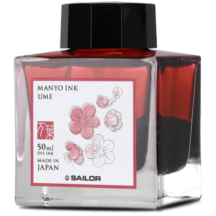Sailor Manyo Ink Bottle - Ume - 50ml - Pen Boutique Ltd