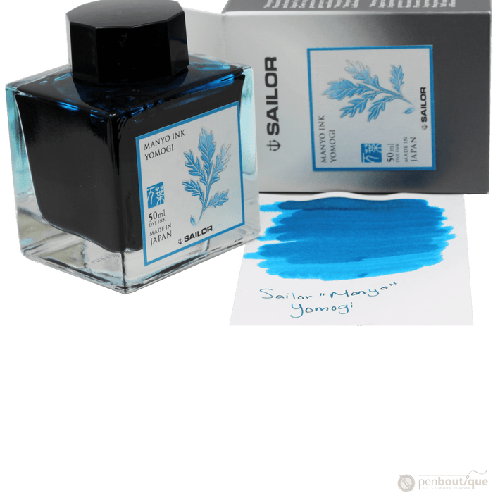 Sailor Manyo Ink Bottle - Yomogi - 50ml - Pen Boutique Ltd