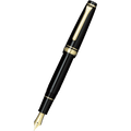 Sailor Professional Gear Fountain Pen - Black - Gold Trim - Slim - Pen Boutique Ltd