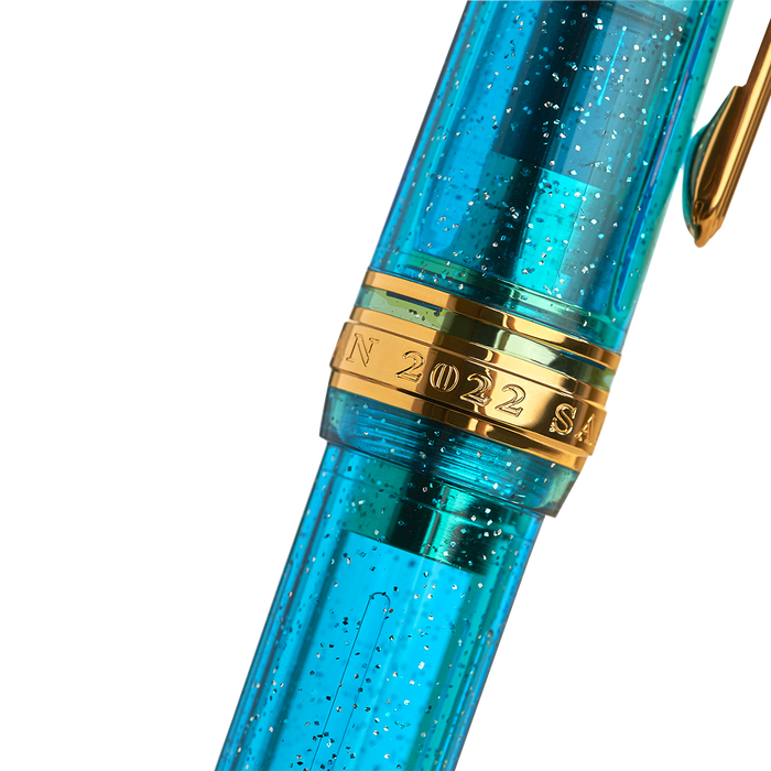 Sailor Professional Gear Fountain Pen - Pen of the Year 2022 - Soda Pop Blue - Standard ( LIMITED EDITION)) - Pen Boutique Ltd