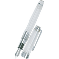 Sailor Professional Gear Fountain Pen - Transparent - Silver Trim - Slim - Pen Boutique Ltd