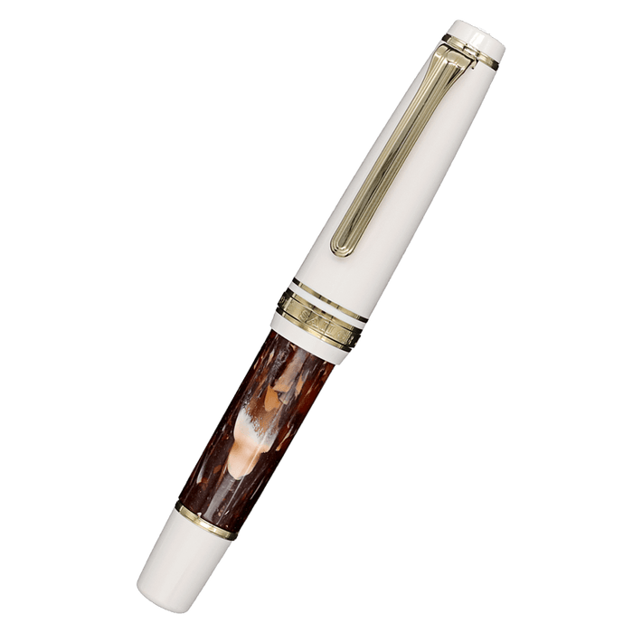 Sailor Professional Gear Slim Mini Rencontre Fountain Pen - Marron - 14K Gold Trim (Limited Edition) - Pen Boutique Ltd