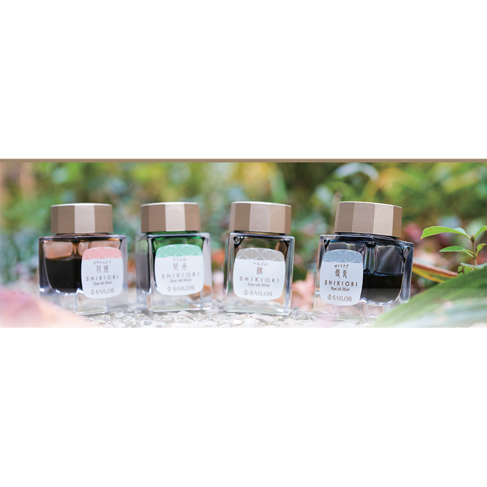 Sailor Shikiori Bottle Ink - Kusa Asobi Sasabune (Bamboo Leaf Boat - Blue) - Pen Boutique Ltd