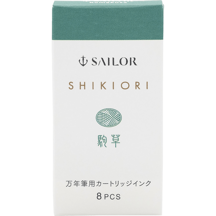Sailor Shikiori Ink Cartridge - Winter Snow Komakusa - Pen Boutique Ltd