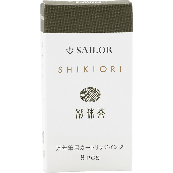 Sailor Shikiori Ink Cartridge - Winter Snow Rikyucha - Pen Boutique Ltd