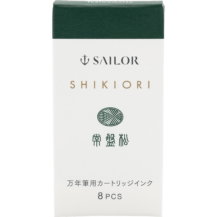 Sailor Shikiori Ink Cartridge - Winter Snow Tokiwa - matsu - Pen Boutique Ltd