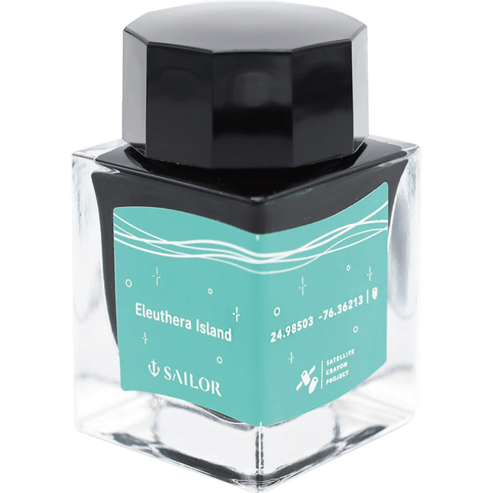 Sailor x Satellite Crayon Project Ink Bottle - Eleuthera Island - 20ml (Limited Edition) - Pen Boutique Ltd