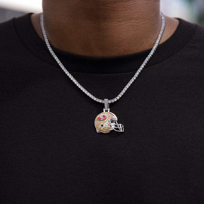 San Francisco 49ers Helmet Pendant - The GLD Shop