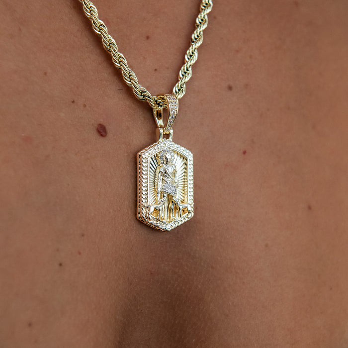 San Lazaro Pendant in Yellow Gold