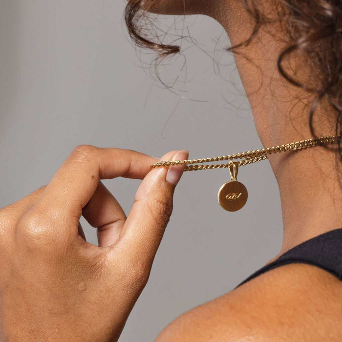 Scorpio Micro Coin Pendant - The GLD Shop