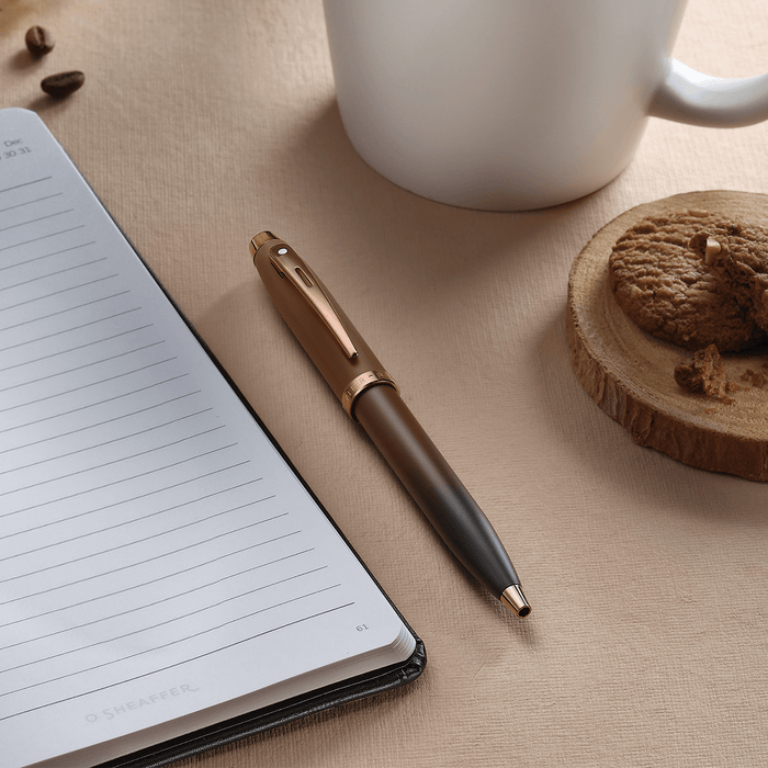 Sheaffer 100 Ballpoint Pen - Coffee Edition - Pen Boutique Ltd