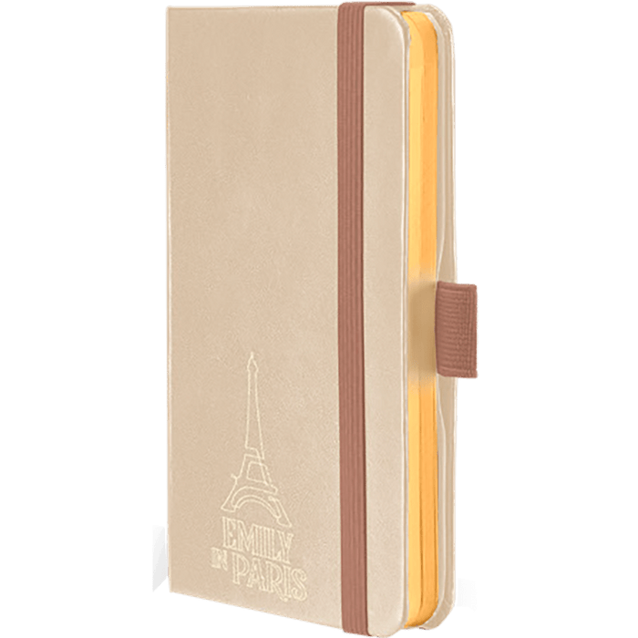 Sheaffer 100 x Emily in Paris Ballpoint Pen - Champagne Gold + Hardbound Small Notebook (Gift Set) - Pen Boutique Ltd
