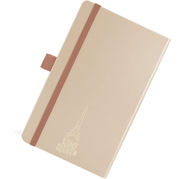 Sheaffer 100 x Emily in Paris Ballpoint Pen - Champagne Gold + Hardbound Small Notebook (Gift Set) - Pen Boutique Ltd