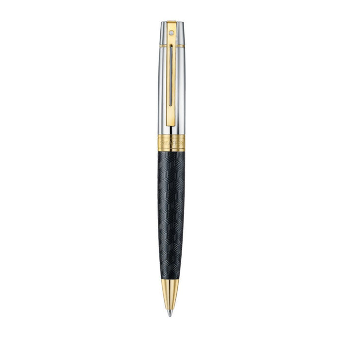 Sheaffer 300 Ballpoint Pen - Engraved Matt Black - Pen Boutique Ltd