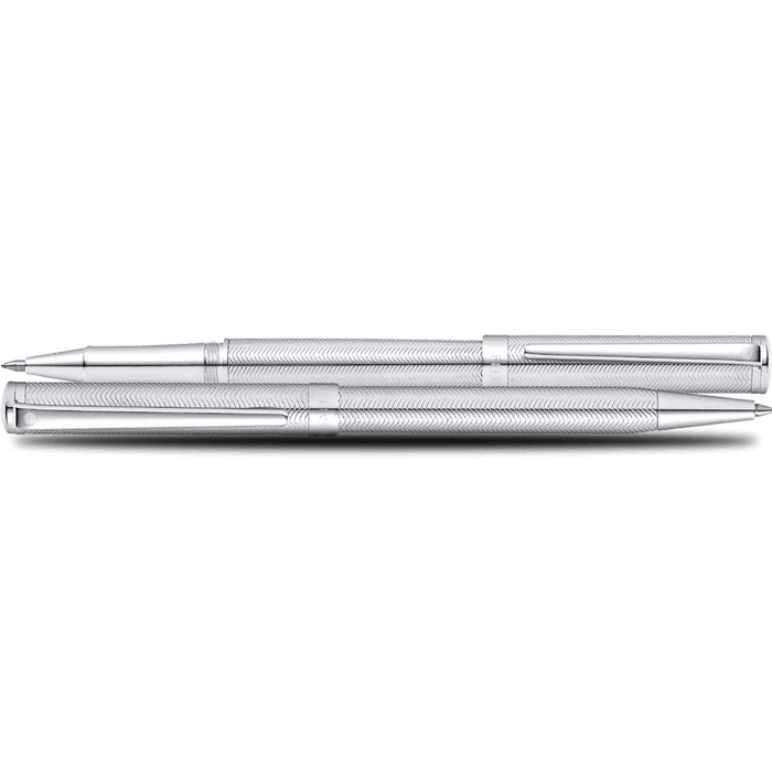 Sheaffer Intensity Ballpoint and Rollerball Pen Set - Chrome - Pen Boutique Ltd