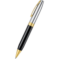Sheaffer Legacy Ballpoint Pen - Black - Chrome Cap - 14K Gold PVD Trim - Pen Boutique Ltd