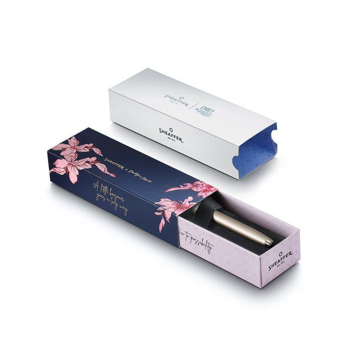Sheaffer x Emily in Paris 100 Rollerball Pen - Champagne Gold - Pen Boutique Ltd
