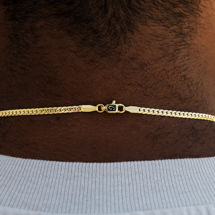 South Beach Cuban™ Chain in Yellow Gold - 3mm