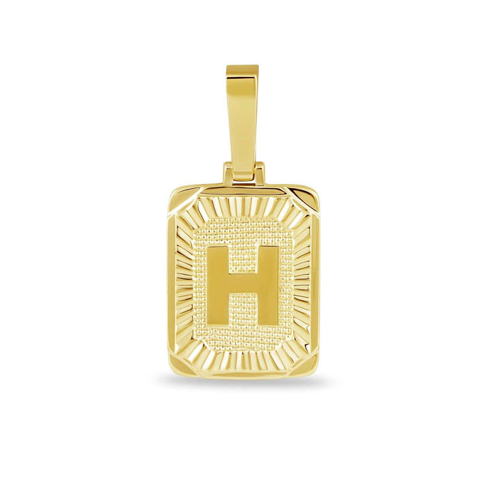 18k Yellow Gold Plated / H / Yellow Gold
