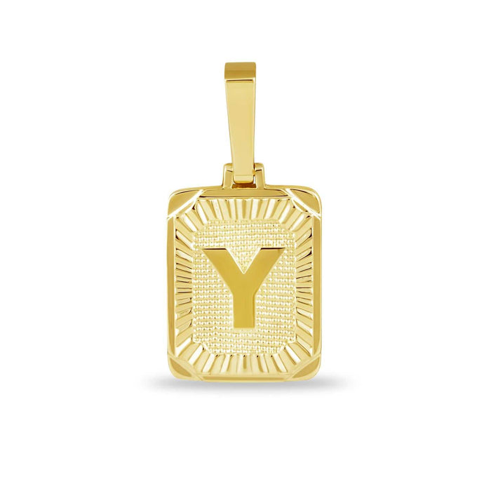 18k Yellow Gold Plated / Y / Yellow Gold