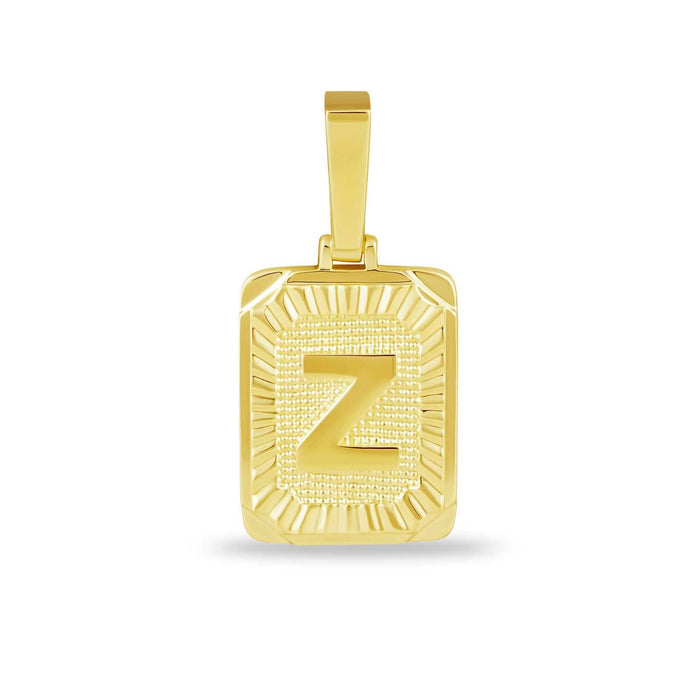 18k Yellow Gold Plated / Z / Yellow Gold