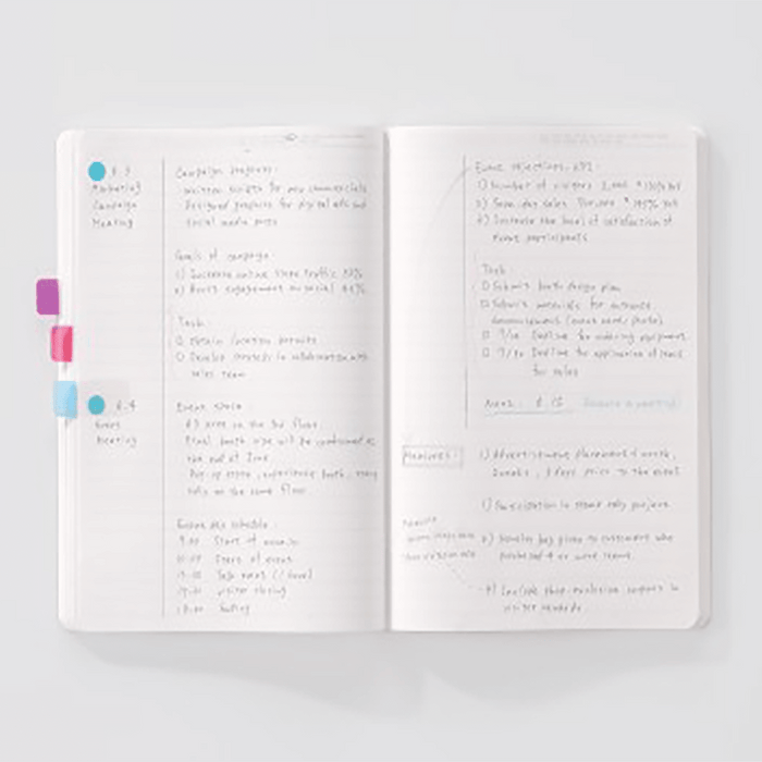 Stalogy Editors 365 Days Notebook - Black - Lined - A5 - Pen Boutique Ltd