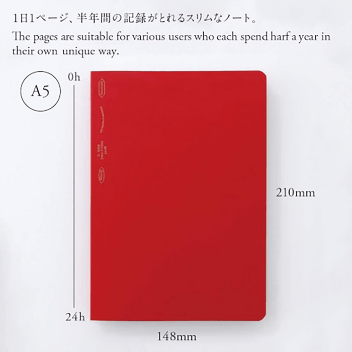 Stalogy Editors Choice Series 1/2 Year Notebook - A5 - Pen Boutique Ltd