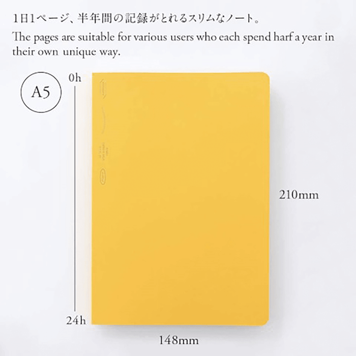 Stalogy Editors Choice Series 1/2 Year Notebook - A5 - Pen Boutique Ltd