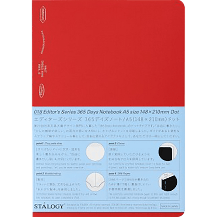 Stalogy Editors Choice Series Notebook - A5 - Dotted - Pen Boutique Ltd
