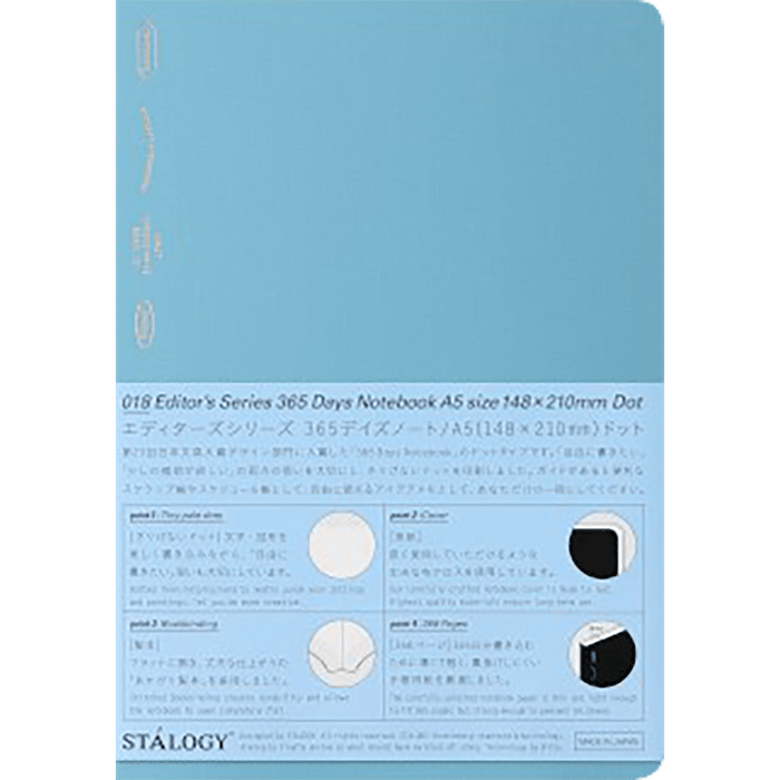 Stalogy Editors Choice Series Notebook - A5 - Dotted - Pen Boutique Ltd