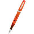 Stipula Etruria Rainbow Fountain Pen - Clear Orange - Stainless Steel (Limited Edition) - Pen Boutique Ltd