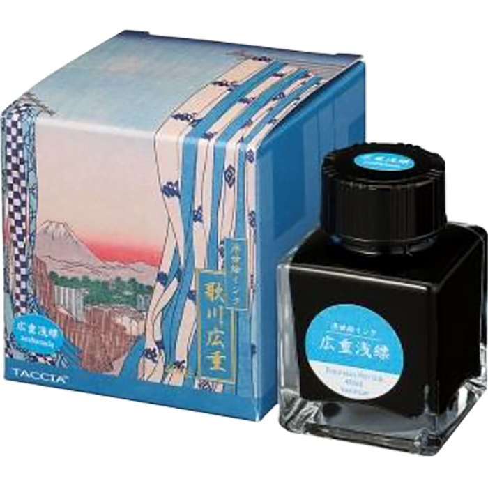 Taccia Ukiyo - e Ink Bottle - Hiroshige - Asahanada - 40 ml (Ver. 2) - Pen Boutique Ltd