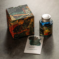 Taccia Ukiyo - e Ink Bottle - Kuniyoshi - Kuromidori - 40 ml (Ver. 3) - Pen Boutique Ltd